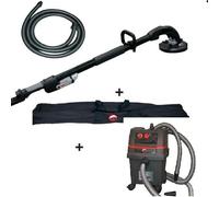 Leman - Kit Ponceuse Murale et plafond + Aspirateur Pro