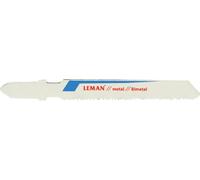 LEMAN - Lame de scie sauteuse L/Pas:50x1,2mm (Métal/Inox) - 5 pièces - 7106.05