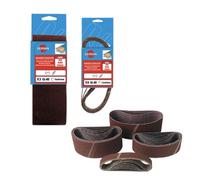 Leman - Lot de 10 bandes toile pour machine portative 100 x 620 mm Gr. 40 pour bois et métal - 100.620.040 - Leman