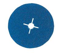 Leman - Lot de 25 disques fibre zirconium D. 125 mm Gr. 36 pour inox - 6212536 - Leman