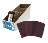 Leman - Lot de 50 patins auto-agrippant pour cale à poncer 73 x 125 mm Gr. 60 pour bois et métal - 9837206 - Leman