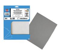 Leman PA.13 Lot de 4 Feuilles abrasifs papier anti-encrassant 230 x 280 mm Grain 180