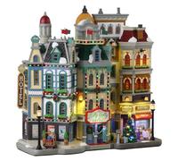 Lemax 35028 Village de Noël The Holly Jolly Hôtel à Piles LED