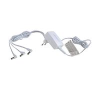Lemax 94564-Adaptateur Secteur 4,5 V avec 3 possibilités de raccordement - Prise européenne - Couleur : Blanc - Accessoire de Noël