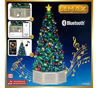 LEMAX Arbre musical avec lumières LED H39 x 17 x 17 cm