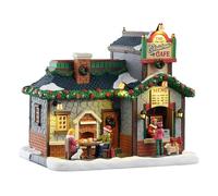 Lemax Bâtiment Lumineux avec LED Le café de Noël (Hauteur : 17,4 x 20,3 x 14,7 cm)