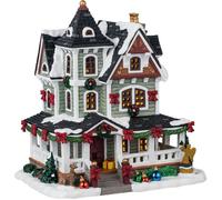 Lemax Bâtiment Lumineux Whitbey Residence Porcelaine 20 x 19 x 15 cm Décoration de Village de Noël