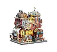 Lemax Caddington Village-Sights & Sounds: Vintage Grind Coffee Company-(75187-UK)