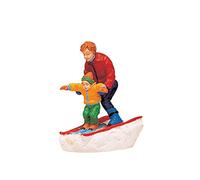 Lemax - Father & Son Skiing