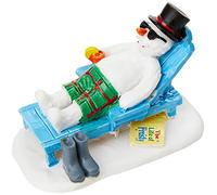 Lemax Figurine Village de Noël Bonhomme de Neige Relaxant - 12039
