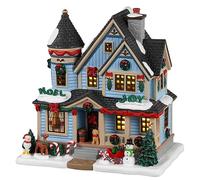 Lemax- Noël 35035 Caddington Village Lighted Building: Christmas Joy Residence, Multicolore