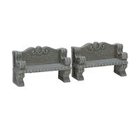 Lemax Village de Noël Pierre Bench Lot de 2