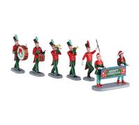 Lemax Village de Noël sur la Parade de Noël Lot de 6-03515