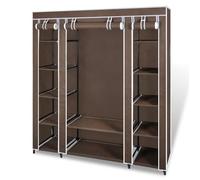 Lemon Buffet Bahut Armoire DE Cuisine - VIDAXL Armoire avec compartiments et tiges 45 x 150 x 176 cm Marron CCL90301979