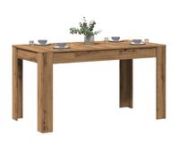 Lemon Table à manger chêne artisanal 140x74,5x76 cm - Bois d'ingénierie - VIDAXL - Table Salon intérieur CCL23100923