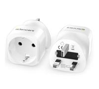 LENCENT 2X Adaptateur Prise Anglaise,[2Colis]Adaptateur de voyage France/Europe vers UK/Angleterre/Irlande/Royaume-Uni Type G,3250W