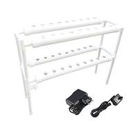 LENDISIY Hydroponics Growing System, Hydroponics Grow Kit 36 Sites de Plantation 2 Couches, Systèmes de Culture de Plantes Sans Terre avec Pompe à Eau, pour Légumes Hydroponiques, Laitue, Fleurs,