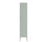 Lendo Online Armoire Métallique Vestiaire - Meuble de Rangement Industriel en Acier - Armoire Haute pour Bureau Maison Atelier - 35x50x180 cm / 90x50x180 cm (Vert, 35x50x180cm)