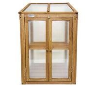 Lendo Online Mini Serre de Culture Bois 60x49x97,5 cm Marron