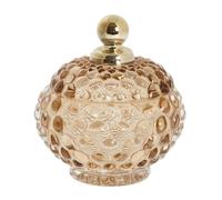 Lene Bjerre Bocal de rangement avec couvercle Miya Ø10 cm Golden brown