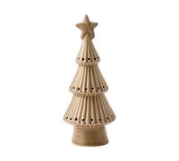 Lene Bjerre Décoration sapin LED Mythel Beige. 7x7xH17.2 cm