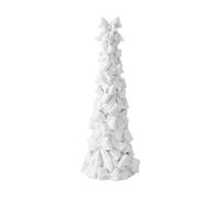 Lene Bjerre Décoration sapin Serafina Blanc. 14.5x14.5x38 cm