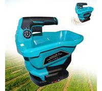 LengSuaa Épandeur sans fil pour batterie Makita 18 V (sans batterie), engrais portable pour pelouse avec contrôle de vitesse à 6 étapes, épandeur de graines avec réglage de l'angle en 8 étapes pour