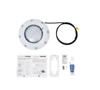 LENJKYYO Projecteur piscine LED RGB 45W avec télécommande RF AC 12V IP68 | Crée une ambiance lumineuse personnalisable et améliore la visibilité pour les baignades en soirée et les espaces aquatiques.