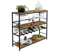 Lenmar Série LOFT Casier à vin en métal pour bouteilles, 7 bouteilles, vin, étagère à bouteilles, étagère de cave, étagères, porte-bouteilles, stockage de vin robuste (LOFT 2-7, 7 bouteilles) (LOFT
