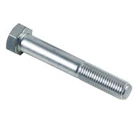 LENNIE, Corps de boulon, Zingué blanc, Ø10x60, Boulon en acier zingué, Filetage partiel, pour Assembler et Fixer des pièces ensemble en créant une connexion solide, Boite de 100