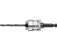 Lenox 1768811 Quick-Change Arbre pour Scie Trépan, Argent/Noir, 32-210 mm/12,7 mm