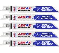 Lenox 20562610R Lame de scie sabre BIM pour applications universelles 152 x 19 x 0,9 mm Longueur lame de scie 152 mm 5 pc(s)