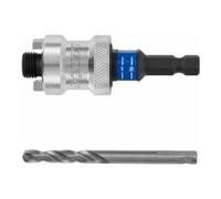 Arbre porte-trépans Snap-Back Quick Chang 5LSB + 1 foret pilote HSS - pour scies 14 à 30mm - queue 9,5mm LENOX