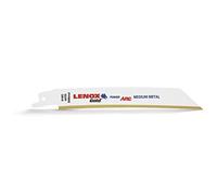 LENOX Tools Gold Power 21083B618GR Lot de 25 lames de scie sabre pour métal moyen 15,2 cm 18 TPI