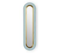 Lens Lampe murale à LED ovale allongé Anneau métallique en or Bleu Marine LZF Lamps - LENS A SOV GD LED DIM0_10V
