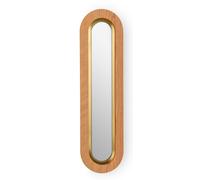 Lens Lampe murale à LED ovale allongé Anneau métallique en or Cerise LZF Lamps - LENS A SOV GD LED DIM0_10V