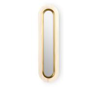 Lens Lampe murale à LED ovale allongé Anneau métallique en or LZF Lamps - LENS A SOV GD LED DIM0_10V