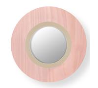 Lens LED Applique Murale Round Metal Ring in Blanc Ivory Rose pâle LZF Lamps - LENS CR A IV LED DIM0 10V