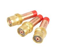 Lentille de Gaz de Soudage TIG 3PCS 45V26 COLLET CORPS SET POUR WP-17/18/26 2,4 Mm Pièces de Cuivre