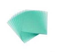 Lentille de protection transparente à base de PC pour casques de soudage utilisés comme bouclier secondaire ou primaire dans la protection multicouche de casque (123 x 98 mm)