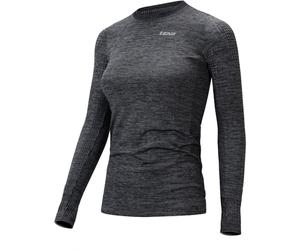 Lenz 1.0 T-shirt fonctionnel à manches longues pour femmes, noir, M/L