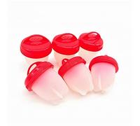 LEOFLA 6 Cuisson d'oeufs en Silicone Récipient pour Cuisson des œufs durs sans Coquille et Autres