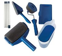 LeoFla Rouleau de Peinture avec réservoir Anti-Goutte Rechargeable et poignée Extensible, Variable, Moyenne