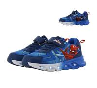 Leomil Spiderman Basket Enfant Garçon Lumineuses 25, Bleu