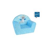 Fun House - Fauteuil club enfant Léon le Dragon - Mousse H42 x L52 x P33 cm - Bleu