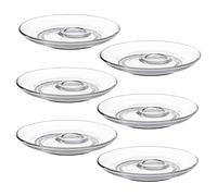 Leonardo 014653 Soucoupe GM Senso Verre Transparent Set de 6
