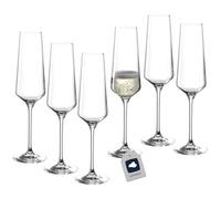 Leonardo 014788 Puccini Set de 6 Flûtes à Champagne Verre Transparent