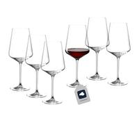 Leonardo 014790 Puccini Set de 6 Verres Bordeaux Verre Transparent