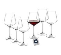 Leonardo 014791 Puccini Set de 6 Verres Bourgogne Verre Transparent