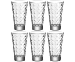 Leonardo 86709 Optic Set de 6 Verre Long Drink Transparent